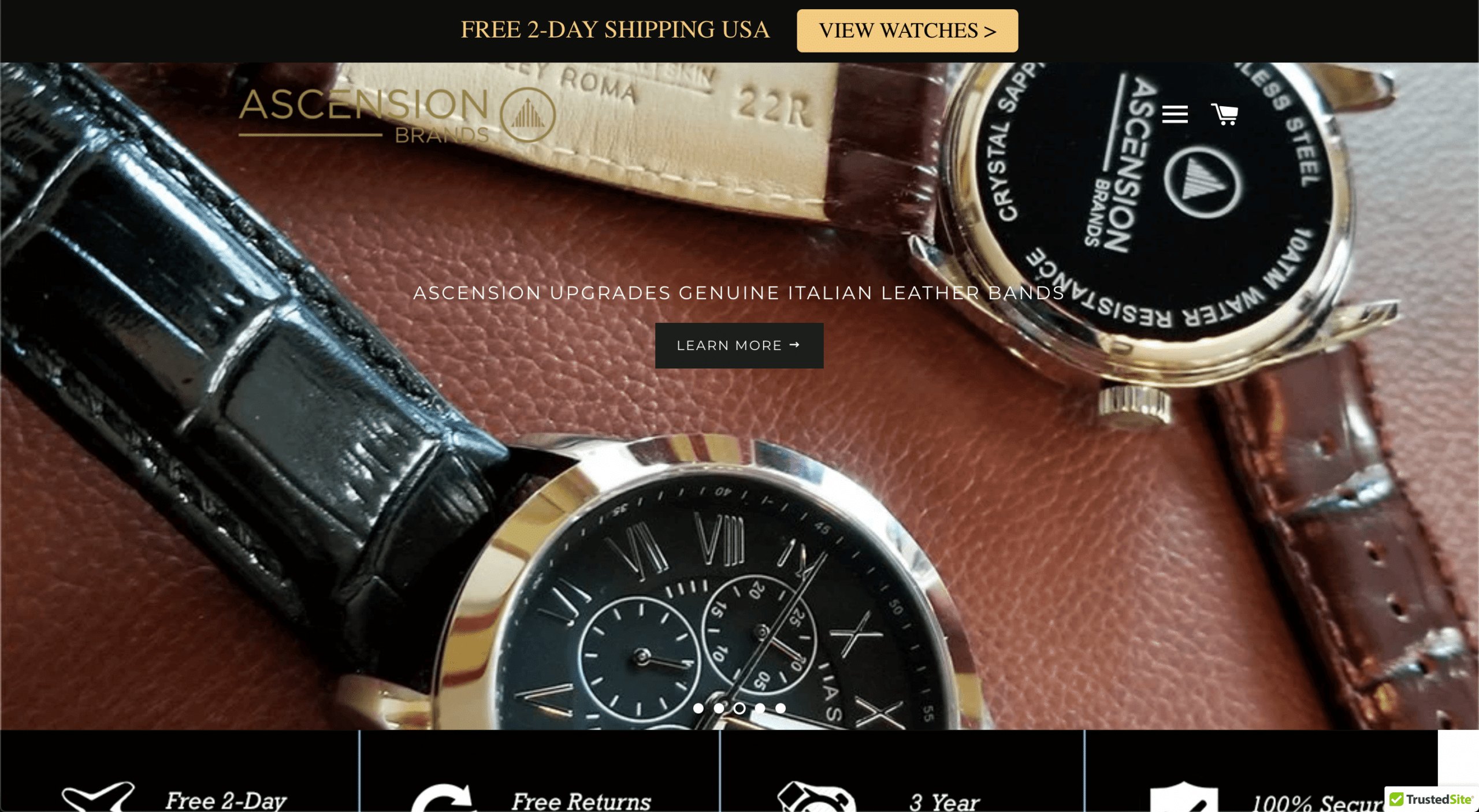 Ascension Brands revenue dashboard
