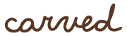 Carved logo